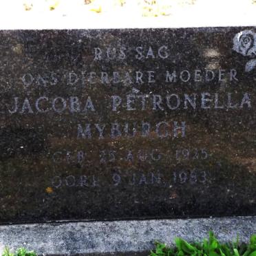 MYBURGH Jacoba Petronella 1925-1983