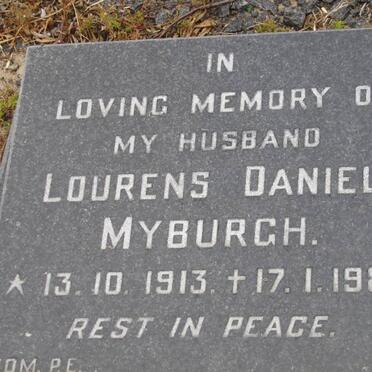 MYBURGH Lourens Daniel 1913-1986