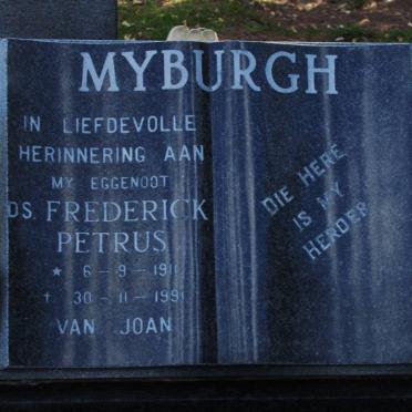 MYBURGH Frederick Petrus 1911-1991