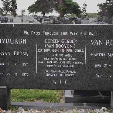 MYBURGH :: GERBER :: VAN ROOYEN