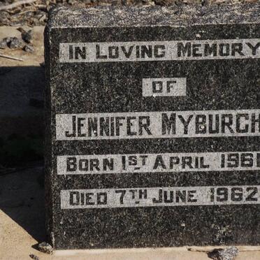 MYBURGH Jennifer 1961-1962