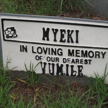 MYEKI Vumile 1958-2005