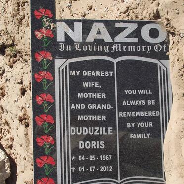 NAZO Duduzile Doris 1967-2012