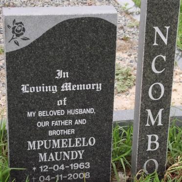 NCOMBO Mpumelelo Maundy 1963-2008