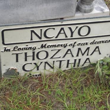 NCAYO Thozama Cynthia 1961-2002