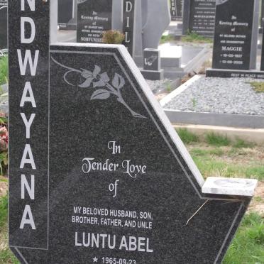 NDWAYANA Luntu Abel 1965-2008