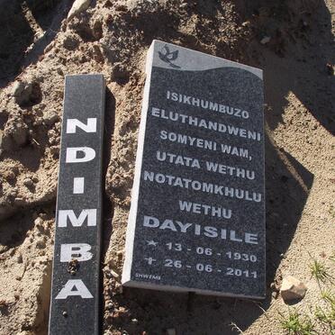 NDIMBA Dayisile 1930-2011