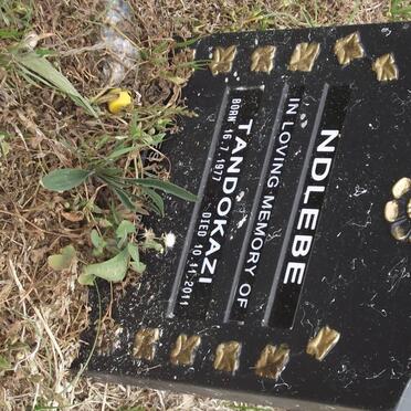NDLEBE Tandokazi 1977-2011