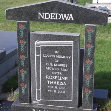 NDEDWA Roseline Thabisa 1966-2006