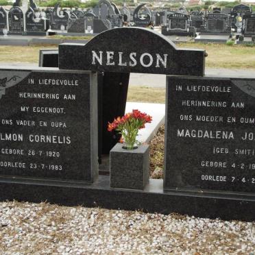 NELSON Salmon Cornelius 1920-1983 &amp; Magdalena Jozina SMIT 1923-2011