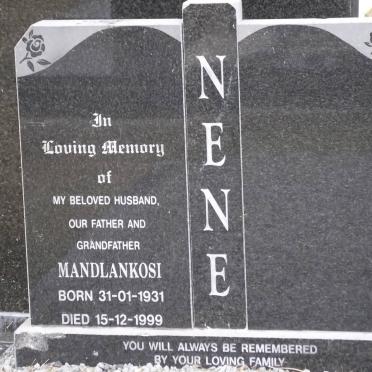 NENE Mandlankosi 1931-1999