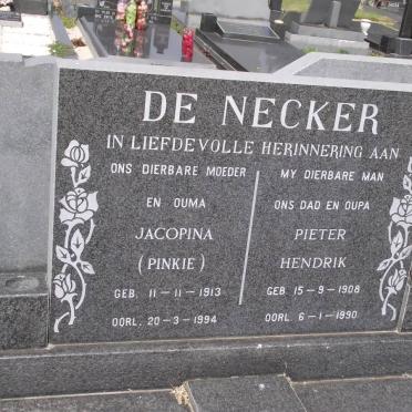 NECKER Pieter Hendrik, de 1908-1990 &amp; Jacopina 1913-1994