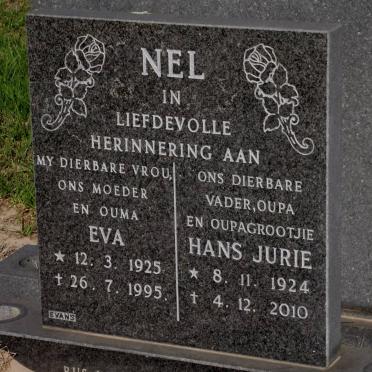 NEL Hans Jurie 1924-2010 &amp; Eva 1925-1995