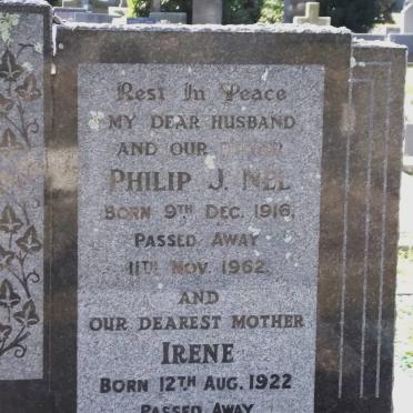 NEL Philip J. 1916-1962 :: KIMERREL Irene formerly NEL 1922-1999