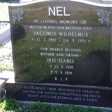 NEL Jacobus Wilhelmus 1917-1971 &amp; Iris Isabel 1918-1991