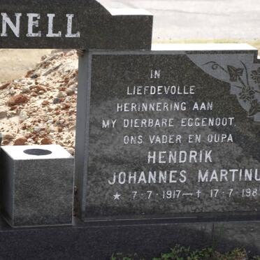 NELL Hendrik Johannes Martinus 1917-1983