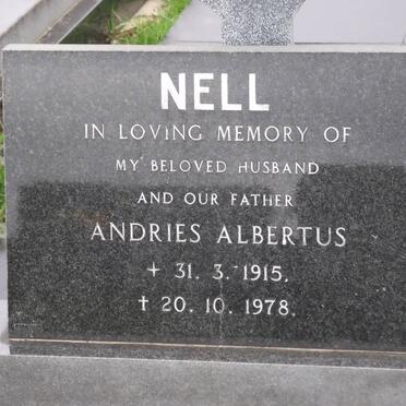 NELL Andries Albertus 1915-1978