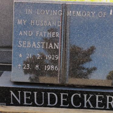 NEUDECKER Sebastian 1929-1986