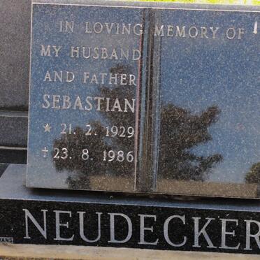 NEUDECKER Sebastian 1929-1986