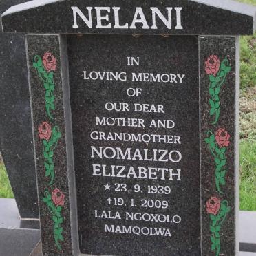 NELANI Nomalizo Elizabeth 1939-2009