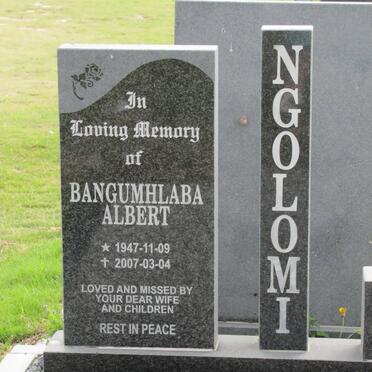 NGOLOMI Bangumhlaba Albert 1947-2007