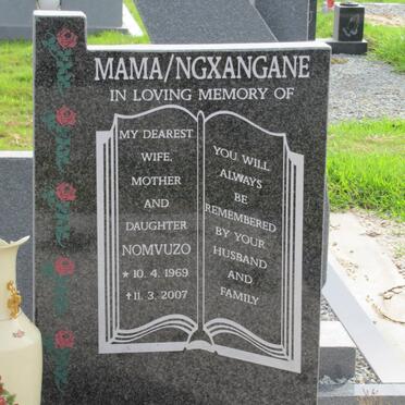 NGXANGANE Nomvuzo 1969-2007