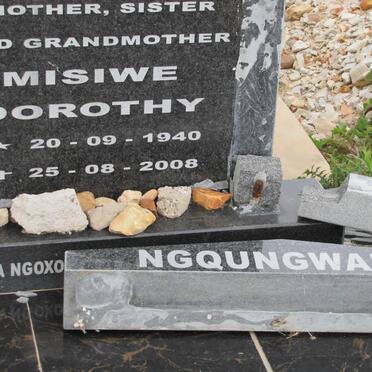 NGQUNGWANA Misiwe Dorothy 1940-2008
