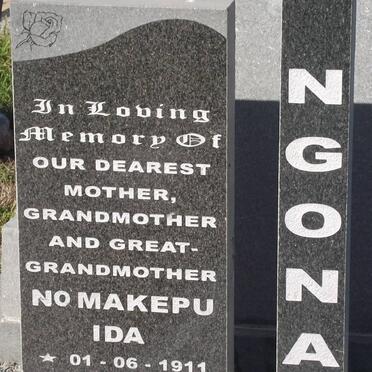 NGONA Nomakepu Ida 1911-2009