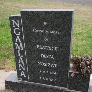 NGAMLANA Beatrice Desta Nosizwe 1954-2000