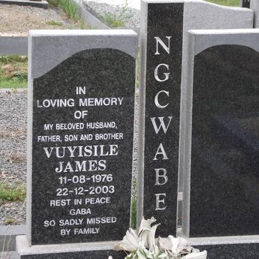 NGCWABE Vuyisile James 1976-2003
