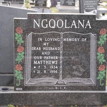 NGQOLANA Matthews 1934-1996