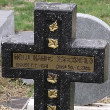 NGCOSHOLO Noluthando 1974-2005