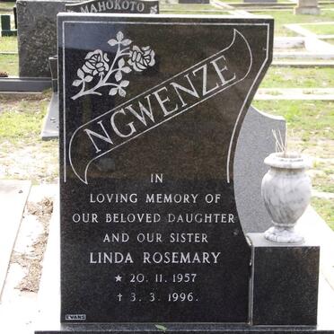 NGWENZE Linda Rosemary 1957-1996