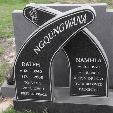 NGQUNGWANA Ralph 1940-2006 :: NGQUNGWANA Namhla 1979-1983