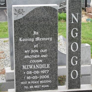NGOGO Mzwandile 1977-2006
