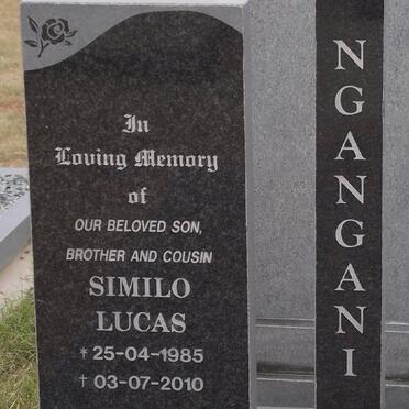NGANGANI Similo Lucas 1985-2010
