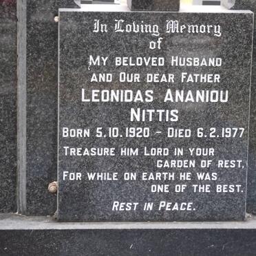 NITTIS Leonidas Ananiou 1920-1977