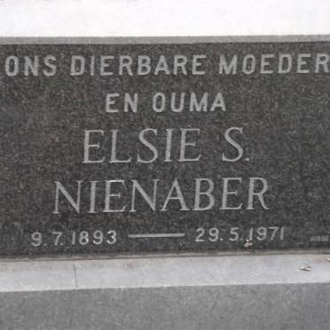 NIENABER Elsie S. 1893-1971