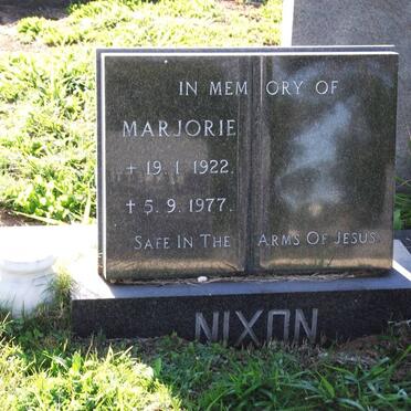 NIXON Marjorie 1922-1977