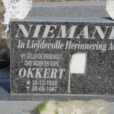 NIEMAND Okkert 1920-1987