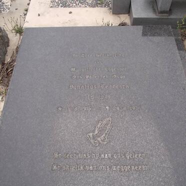 NIEKERK Igantius Ferreira, van 1916-1975