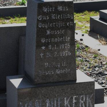 NIEKERK Bernadette, van 1975-1976