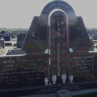 NIEKERK, van :: MATTHEWS