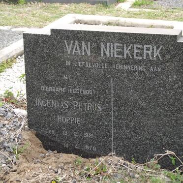 NIEKERK Ingenaas Petrus, van 1921-1970