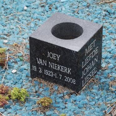 NIEKERK Joey, van 1923-2008