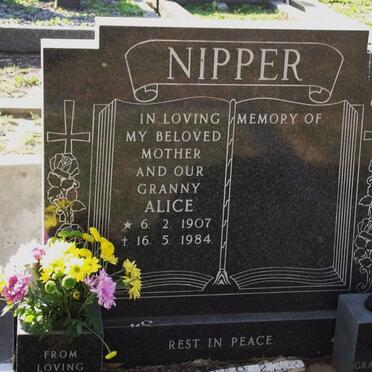 NIPPER Alice 1907-1984