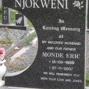NJOKWENI Monde Eric 1959-2007