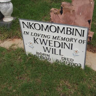 NKOMOMBINI Kwedini Will 1930-2003
