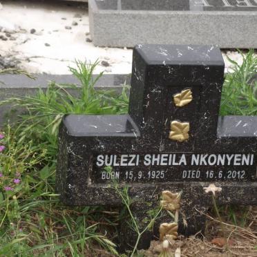 NKONYENI Sulezi Sheila 1925-2012