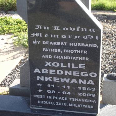 NKEWANA Xolile Abednego 1963-2009